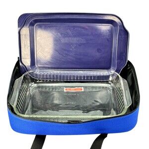 Pyrex Portables Insulated Carrier Tote and Pyrex Glass 9x13" Casserole Dish Lid